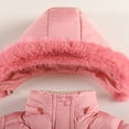 thumbnail image 5 of SGMVNU Winter Coats for Kids Kids Winter Snow Coat For Girl Clothes Jacket Padded Outfit Child Outwear Coats for 8-9 Years Kid, az1222_4-Pink, 5 of 9