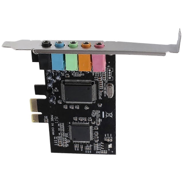 5.1 Internal Sound Card for with Low Profile Bracket, 3D Stereo PCI-E, CMI8738 Chip 32/64 Bit Sound Card PCI