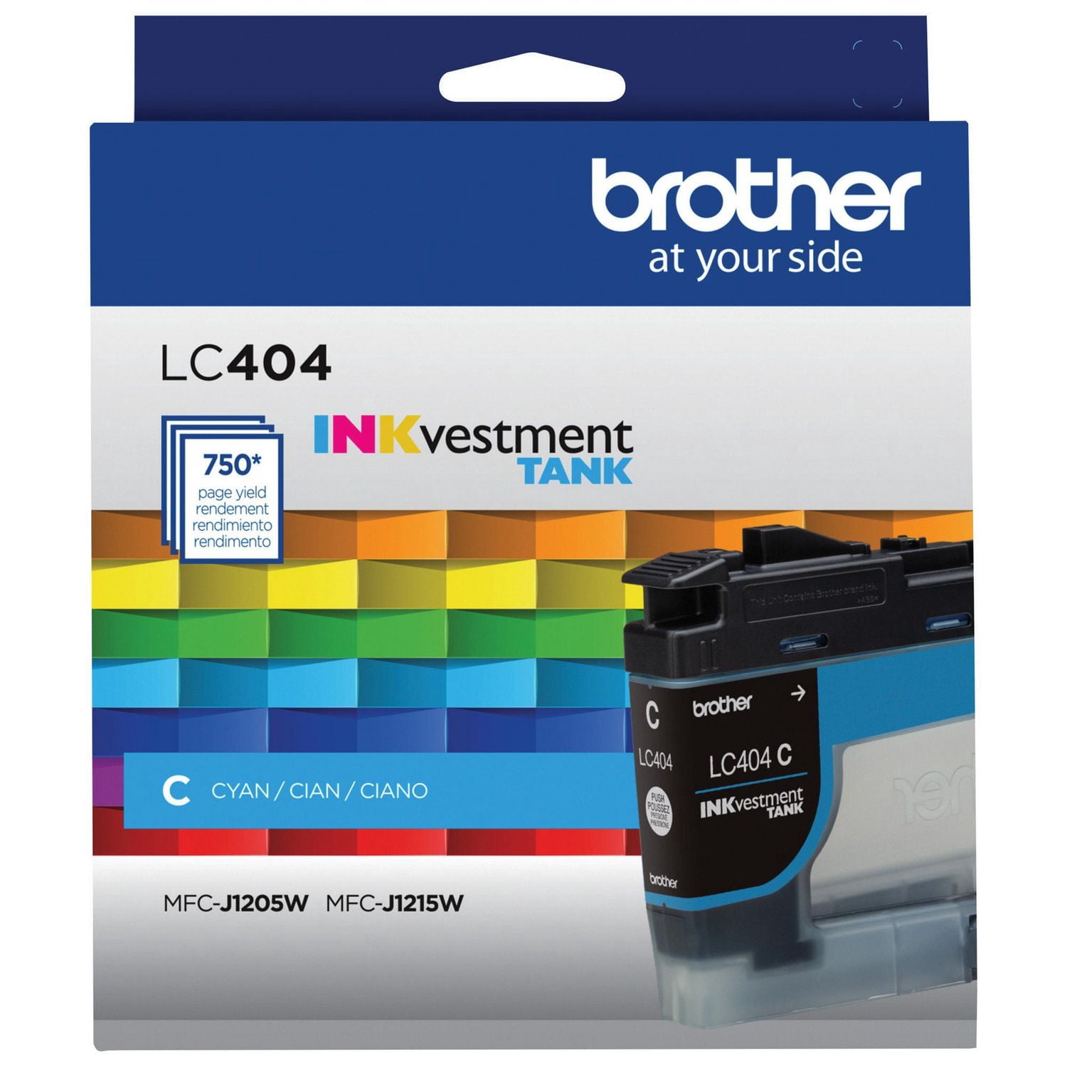 Brother LC404CS Cartouche d’encre authentique cyan à rendement standard