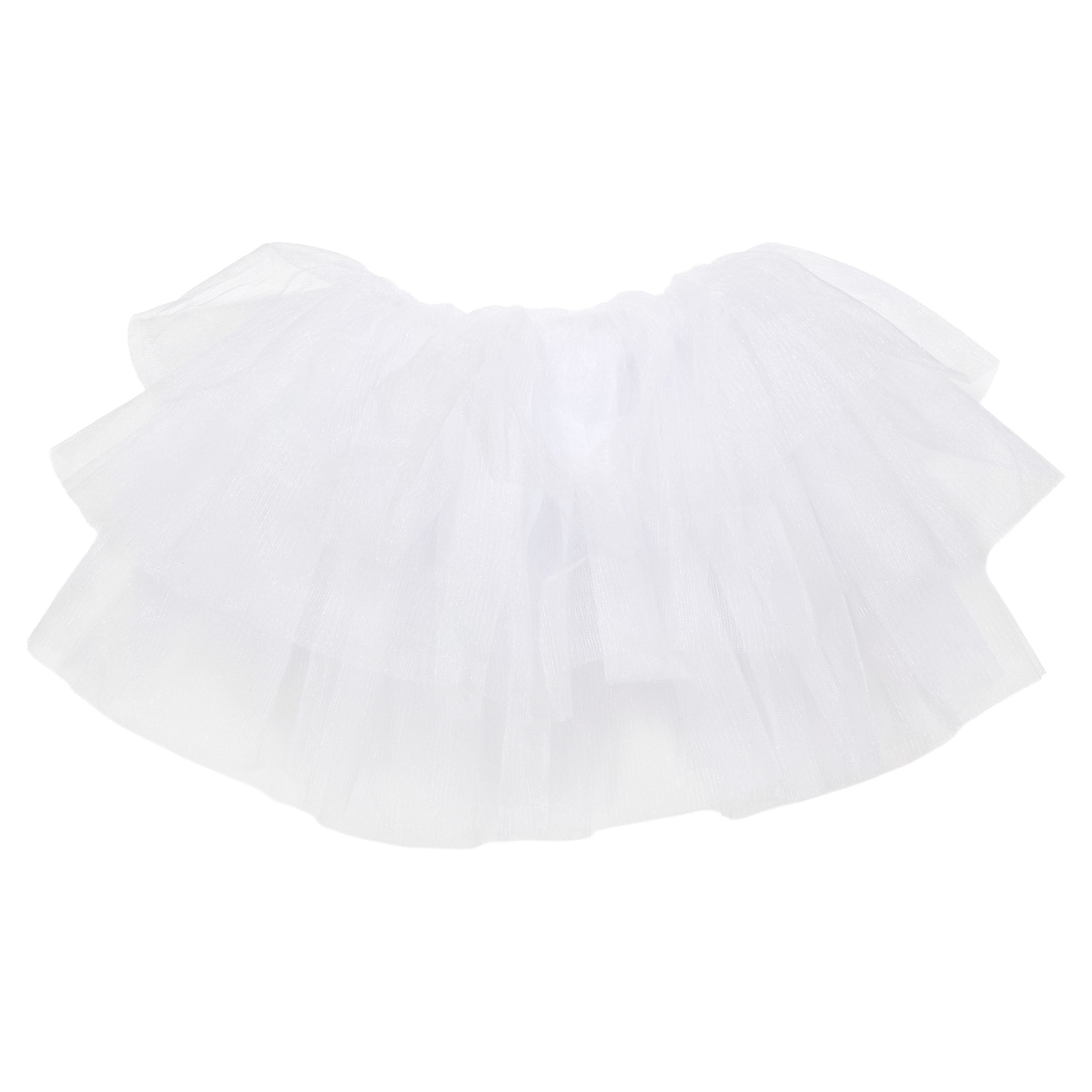 Tutu Costume Accessory for Children, White, S/M, Halloween by Way To Celebrate