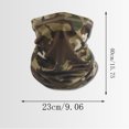 thumbnail image 3 of Unisex Outdoor Cycling Face Mask, Camouflage Mesh Sunscreen Headscarf Neck Gaiter, Quick Dry Summer Gear, Cool Gift(One Size,Red), 3 of 4