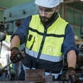 thumbnail image 3 of KAYGO Impact Resistant Work Gloves, Ansi A3 Cut Resistant Impact Work Gloves with HPPE Liner, Nitrile Coating KG30N TPR, 3 of 5