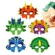 thumbnail image 2 of KAKOWELY 5 máscaras de dinosaurio de fieltro divertidas para cosplay para fiestas infantiles (estilo aleatorio), 2 of 4
