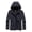 Black, variant on Fesfesfes Mens Hoodie Jacket Outdoor Mountaineering Jacket Windproof Solid Color Jacket Clearance Under $10