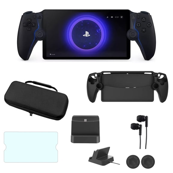 Sony PlayStation Portal Midnight Black with Accessories Kit Bundle