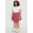 thumbnail image 3 of Womens Plus Size High Waisted Active Pleated Skirt, 3 of 6