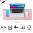 thumbnail image 4 of Game with Gold: Large 'Stay Positive' Non-Slip Mousepad - Rubber Base, Stitched Edges, Waterproof - Perfect Desk Mat for Gaming, Office, or Home, 4 of 7