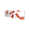 thumbnail image 1 of Poissons Rouges - Toile 16"x48 Pouces - Impression à la Demande, 1 of 5