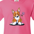 thumbnail image 4 of Inktastic Flower Corgi Youth T-Shirt, 4 of 5