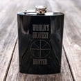 thumbnail image 2 of 8oz BLACK World's Okayest Hunter Flask L1, 2 of 3