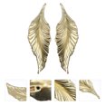 thumbnail image 1 of OULII 2 Pcs Boutons Décoratifs en Forme de Feuille Rétro pour Rénovation de Cuisine, 1 of 4