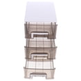 thumbnail image 1 of BESTYASH Cabinet De Almacenamiento Con Cajones Plástico Negro Elegante Para Oficina Y Estudio, 1 of 8