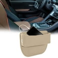 thumbnail image 3 of Car Seat Gap Filler Organizer, Car Seat Organizer, Seat Gap Storage Box with Cup Holders for Drink, Car Leather Cup Holder Gap Bag Front Seat for Phone, Sunglasses, Keys, 3 of 5