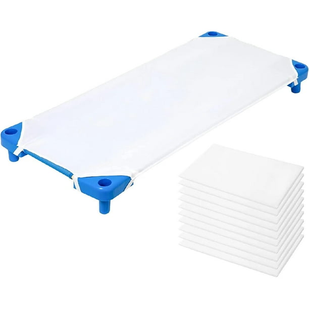 Cot Sheet for Daycar, 10 Pack Standard Size Preschool Cot Sheets for