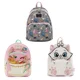 thumbnail image 2 of para mujer con diseño floral de Marie Footsy de Los Aristogatos, bolso de viaje de ocio para cosplay de Stitch, mini escolar para niños, 2 of 5