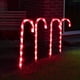 thumbnail image 4 of Luces festivas - Juego de 5 - Decoración iluminada con bastones de caramelo - Funciona con pilas - Para exterior e interior, 4 of 5