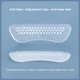 thumbnail image 1 of Calcomanías de silicona para talón mejoradas, empuñaduras de talón para mujeres y hombres, cojines antideslizantes para talón, almohadillas antideslizantes, Protector para el cuidado del talón del pie Tan Jianjun unisex, 1 of 2