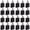 Black, variant on 24 Pack: Reusable Tote Bag by Make Market