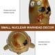 thumbnail image 2 of Adorno De Resina De Bomba De Calavera, Decoración De Esqueleto De Ojiva Nuclear De Simulación Pequeña Para Patio, Jardín, Hogar, Escritorio, Decoración De Halloween Vogacara HA026637-03, 2 of 7
