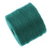 The Beadsmith S-Lon Bead Cord – .5 mm Twisted Nylon Cord, 4 Spools, Teal Color, TEX210, 77 Yards