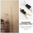 Pole Closet Hook Stick Reach Retractable Long Rod Hanger Poles Clothes