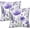 Purple Floral-2, variant on 2Pcs Purple Floral Throw Pillow Case, Cute Lavender Flower Art Decor Pillow Covers, Bedroom Living Room Cushion Cover for Couch Sofa Bed, 18'''' x 18'''', Purple Floral-2