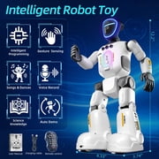 JoyStone Robot Toy for Kids, Programmable RC Robot with Voice Recording & Playback, Gesture Control,… — $26.99 (40% off)