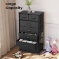 thumbnail image 5 of Pellebant Black 7 Drawers Vertical Dresser Storage Tower Chest, 5 of 8