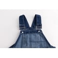 thumbnail image 6 of KIDSCOOL Toddler Baby Denim Overalls Ripped Distressed Jean Bib Romper,6-12 Months, 6 of 8