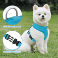 thumbnail image 6 of MoNiBloom No Pull Dog Harness, Pet Vest Adjustable Mesh Breathable Harnesses for Dogs Walking, Sky Blue L, 6 of 8