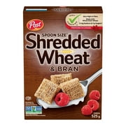 Céréales Shredded Wheat Spoon Size et Bran de Post