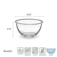 thumbnail image 2 of Fitz and Floyd Beaded 8.25 in Clear Glass Bowl Glass, 2 of 4