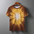 thumbnail image 5 of JTZGDY Womens Sublimation T Shirts Plus Size Tie Dye Bleached Tees Tops Short Sleeve Vintage Crew Neck Tshirts Funny Cute DIY Clothes Multicolor#01 L, 5 of 10