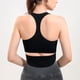 thumbnail image 3 of Dinheiro 2 Piezas Sujetador Deportivo para Mujer Almohadilla para el Pecho extraíble Tops Cortos de Entrenamiento para Yoga Gimnasio Fitness Top, Negro + Blanco, L,, 3 of 5