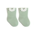 thumbnail image 2 of LYMAYTER 1 Pair ‌‌‌Child Toddler Solid Color Socks Thin for 0-5Y Girls Boys Baby Unisex Indoor Play, 2 of 7