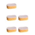 thumbnail image 4 of 5 Pcs Car Wash Sponges Car Cleaning Large Sponges All Purpose Sponges for Cleaning Easy Grip Thick Foam Scrubbers Giant Bone Sponges for Kitchen Bathroom Household Cleaning, Brown, 4 of 4