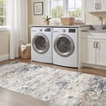 thumbnail image 6 of Toyoso 2x8 Washable Runner Rug Abstract Modern Blue Beige Low Pile Machine Washable Area Rug Non Slip For Kitchen Hallway Entryway Laundry Room Mudroom Home Decor, 6 of 9