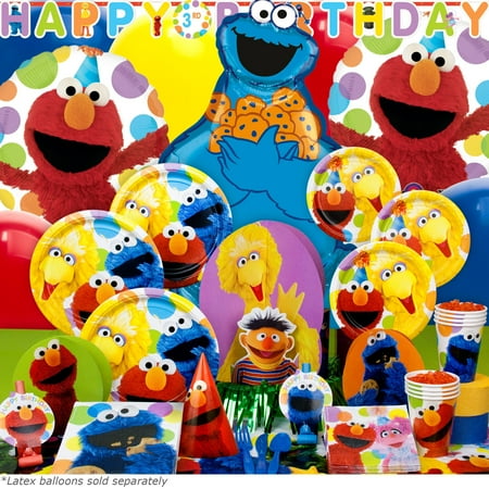 Sesame Street Birthday Ultimate Kit Serves 8 Guests Party