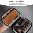 thumbnail image 4 of 1 Set Portable Tea Cups Teapot Set Purple Clay Kettle Teapot Cup Set Teaware, 4 of 8