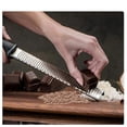 thumbnail image 3 of Citrus Zester & Manual Cheese Grater, Fine Grater for Parmesan, Lemon, Coconut, Nutmeg, Chocolate and more, 32cm, 3 of 5