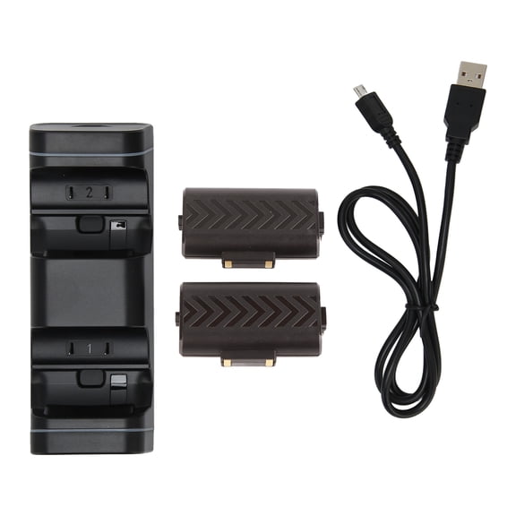Estación de carga del controlador, base de carga Dual profesional con 2 uds., batería recargable de 800mAh para Xbox Series XS
