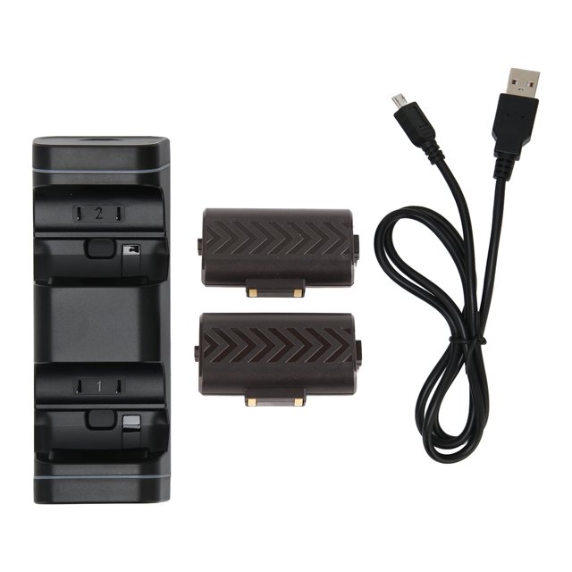 Estación de carga del controlador, base de carga Dual profesional con 2 uds., batería recargable de 800mAh para Xbox Series XS