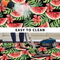 thumbnail image 5 of Watermelon Outdoor Rug for Patio/Deck/Porch, Non-Slip Large Area Rug 5 x 8 Ft, Summer Fruit Green Tropical Palm Leaf Flower Indoor Outdoor Rugs Washable Area Rugs, Camping Rug Carpet Runner, 5 of 8