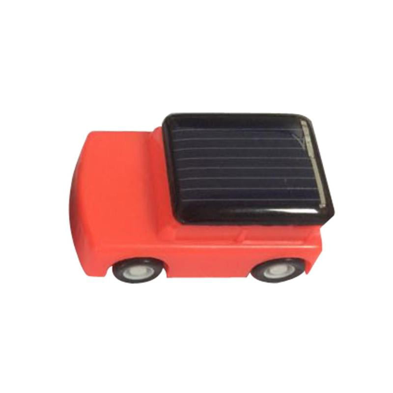 Educational Solar Powered Car Robot Creative Toy Gift for Kids Red & Black 