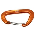 thumbnail image 2 of 12KN Aluminium Carabiner D Shape Snap Clip Hook For Climbing Backpack Hook Orange, 2 of 9
