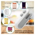 thumbnail image 3 of 5 Pcs Mini Machine de Scellage 2en1 USB Rechargeable Scelleuse de Chaleur Sac en Plastique Clip Scelleuse de Nourriture Scelleuse à Main, 3 of 5