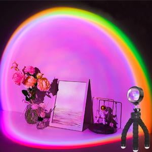 Sunset Projection Lamp, 360 Degree Rotation Sunset Light, 16 Colors LED  Projector Night Light Rainbow Lamp , Control for Home Decor Photography  Selfie at Rs 938.01, Projection Lamps