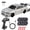 sliver, variant on The Ministorm Drift Cars, 1:43 Mini RC Drift Car, Gyro Correction, Proportional Steering, 15KM/H, 2.4G Control, Rechargeable Fast Racing Car with Lights Kit for Adults and Collectors