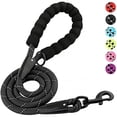 thumbnail image 1 of Chenchen Plutus Pet Heavy Duty Rope Dog Leash with Comfortable Padded Handle, Highly Reflective Strong Sturdy 4/5/6 FT Dog Leash for Small Medium Large Dogs(1/2"×4', Black), 1 of 1