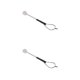 thumbnail image 2 of Naiovety Alloy Marching Tenor Drum Mallets with Drum Parts Wool Strap Stick Head Felt Tipo 1 2Conjunto, 2 of 6